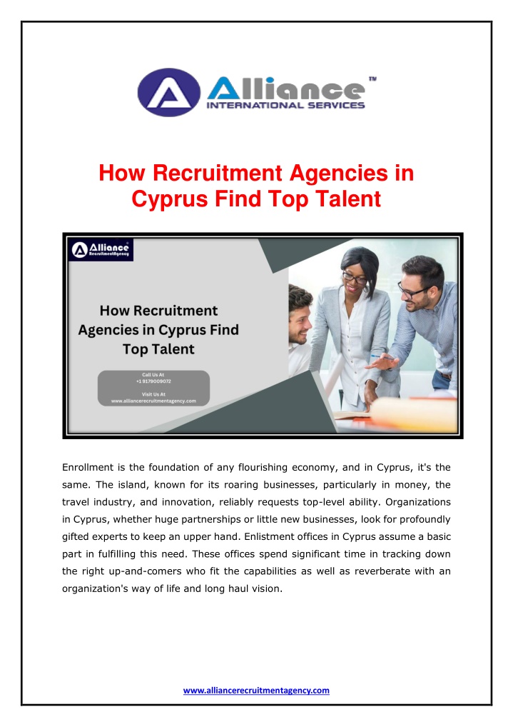 how recruitment agencies in cyprus find top talent