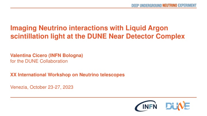 imaging neutrino interactions with liquid argon