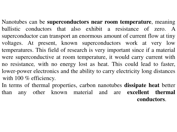 nanotubes can be superconductors near room