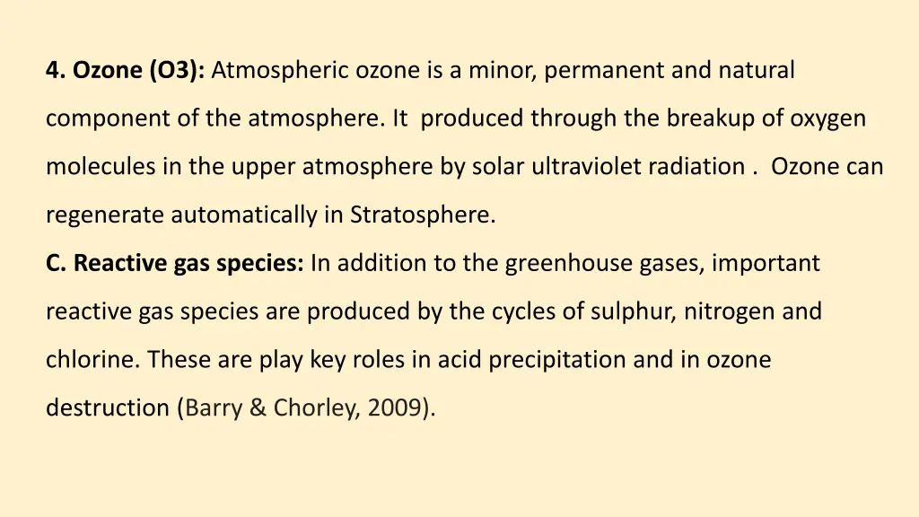 4 ozone o3 atmospheric ozone is a minor permanent