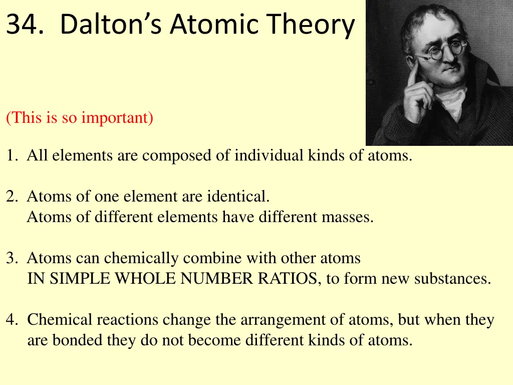 34 dalton s atomic theory