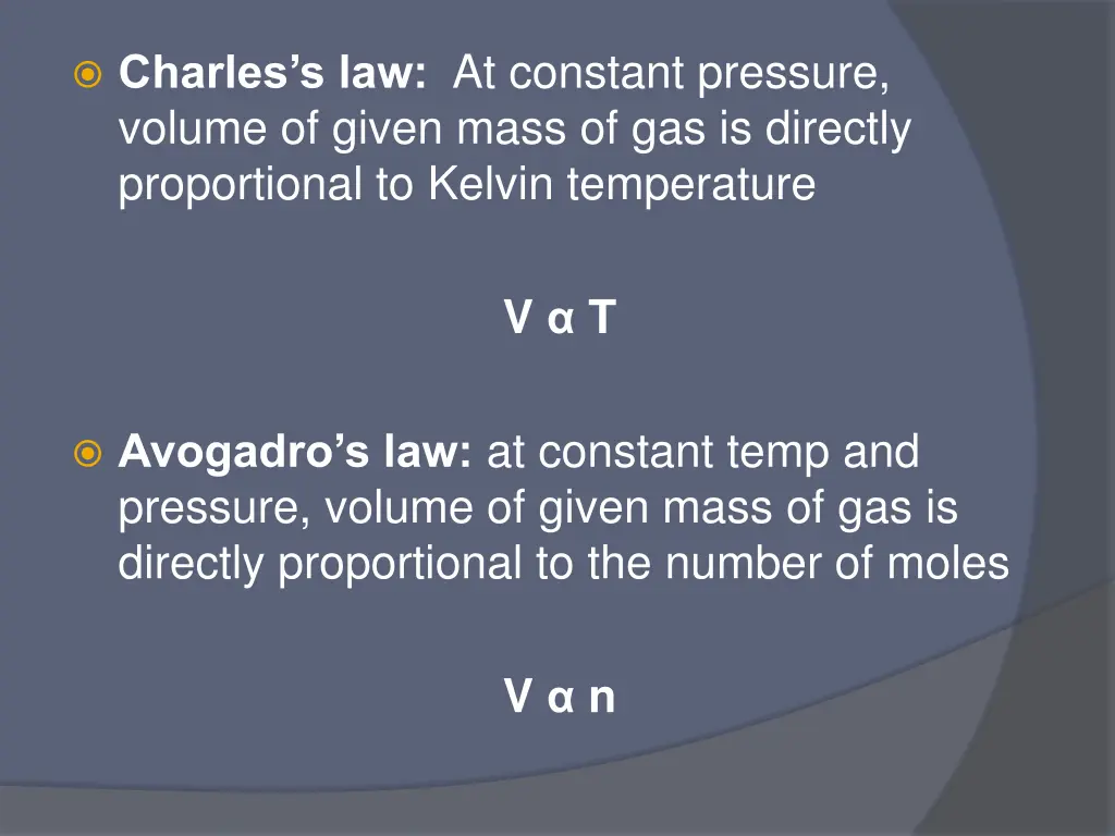 charles s law at constant pressure volume