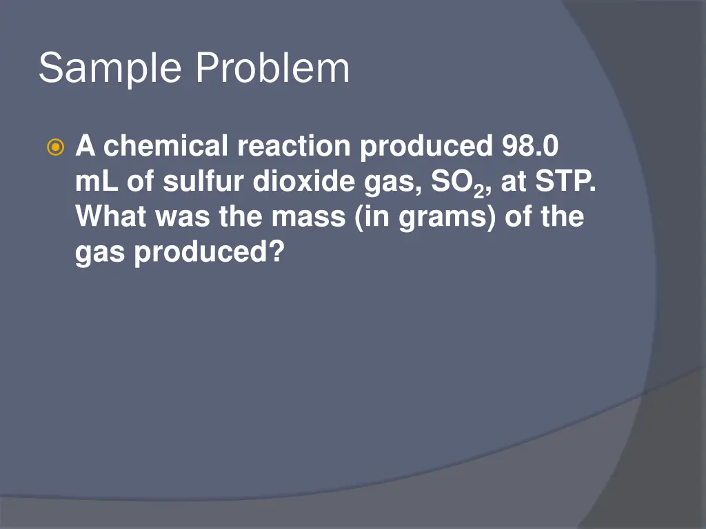 sample problem 1