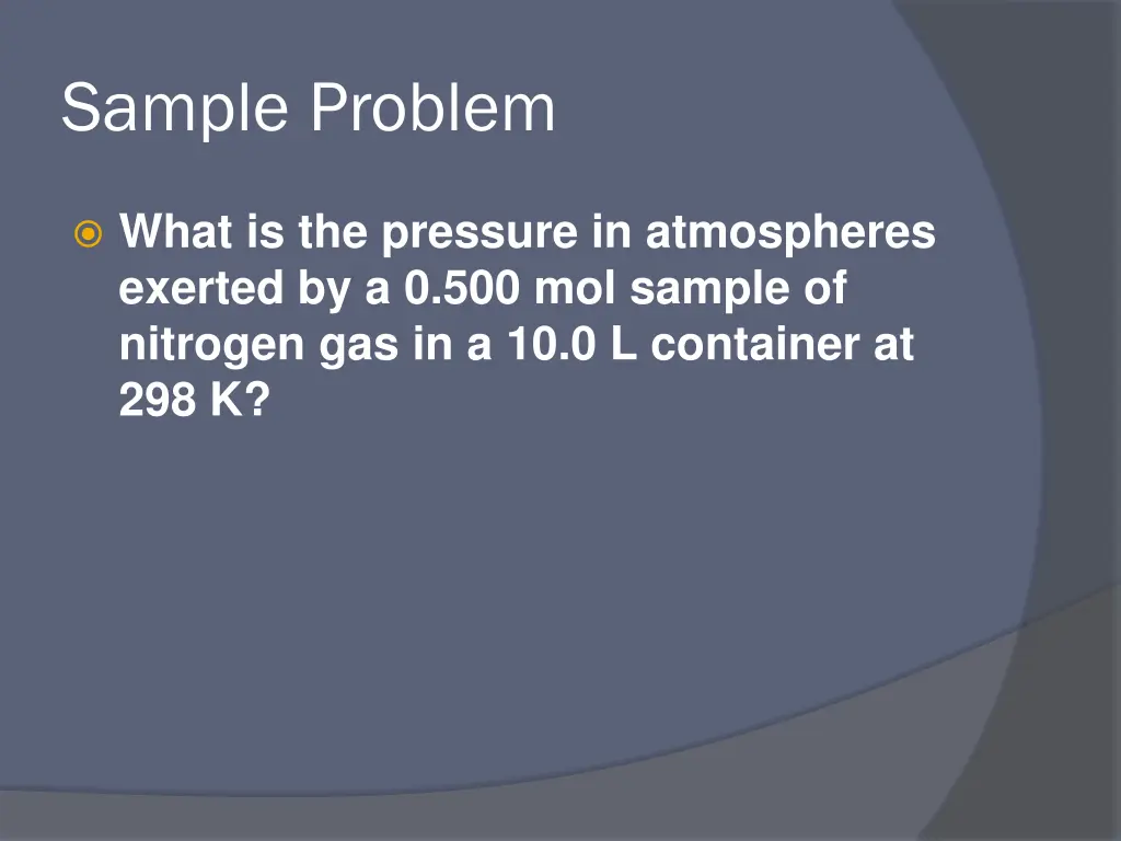 sample problem 2