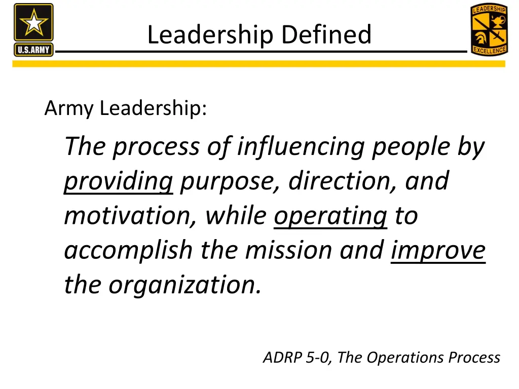 leadership defined