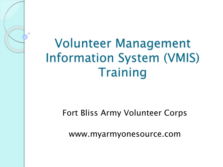 volunteer management information system vmis