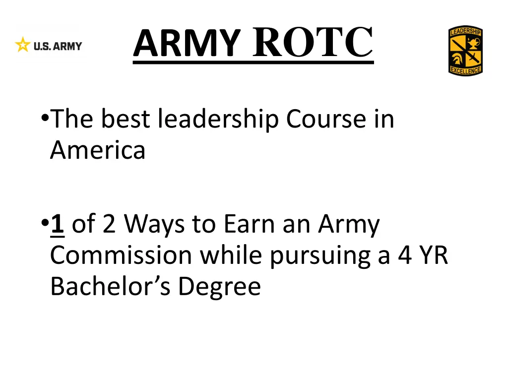 army rotc 2