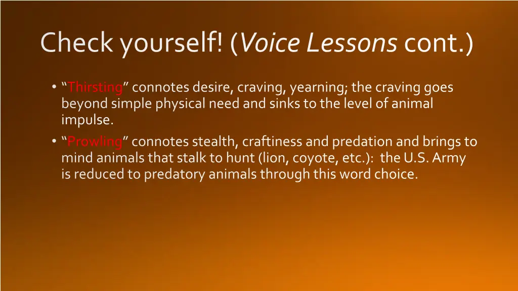 check yourself voice lessons cont