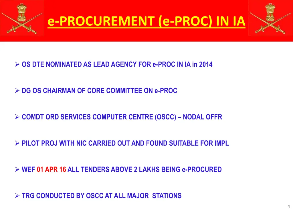 e procurement e proc in ia