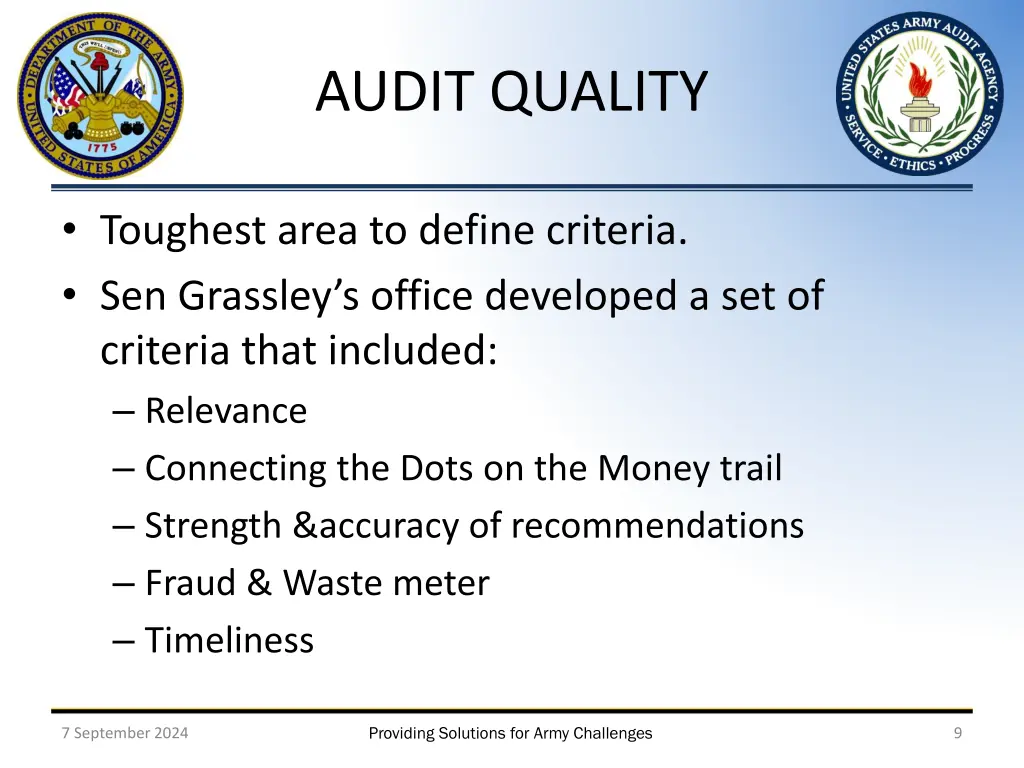 audit quality