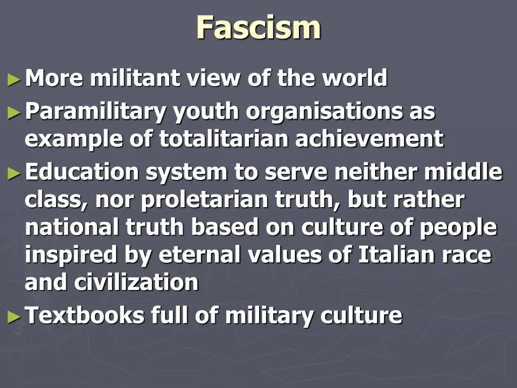 fascism