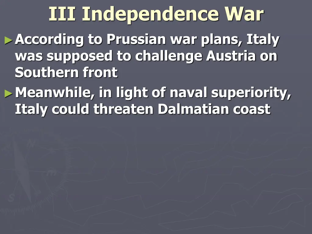 iii independence war