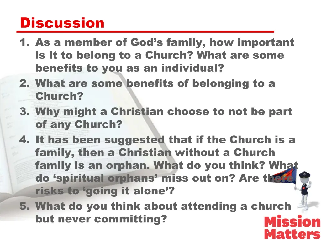 discussion 1 as a member of god s family