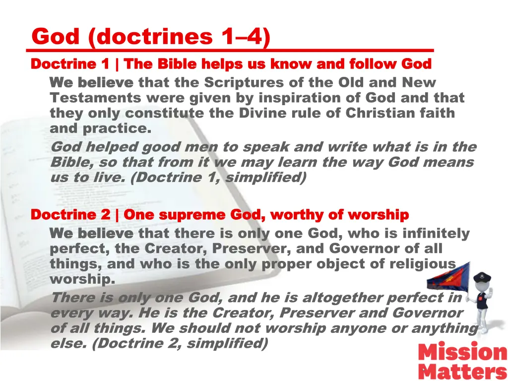 god doctrines 1 4 doctrine 1 the bible helps