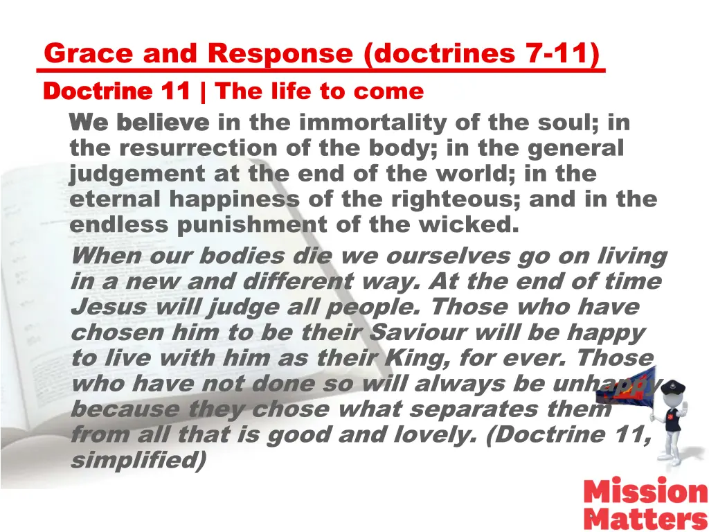 grace and response doctrines 7 11 doctrine 2