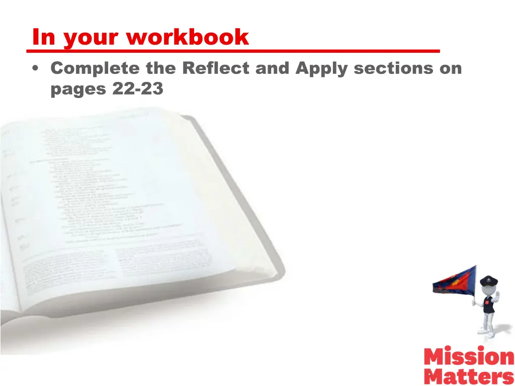 in your workbook complete the reflect and apply 1