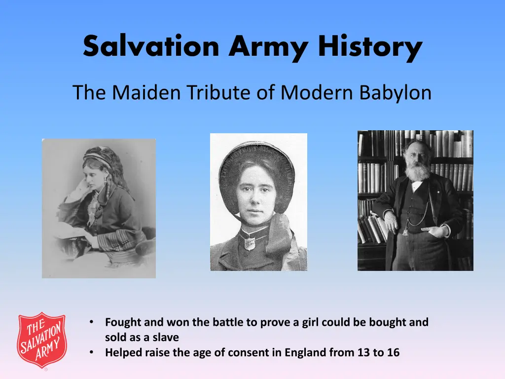 salvation army history 1