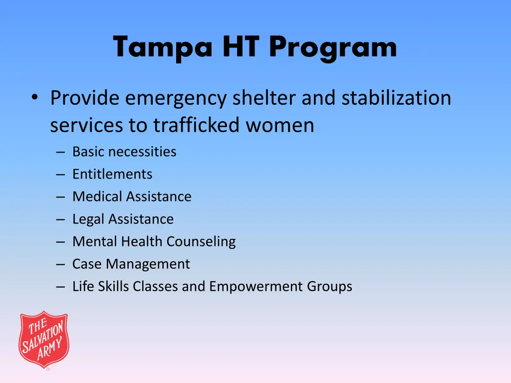 tampa ht program