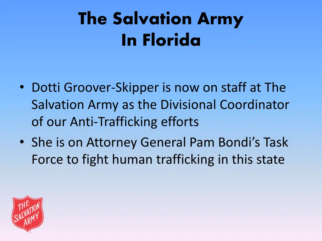 the salvation army in florida 1