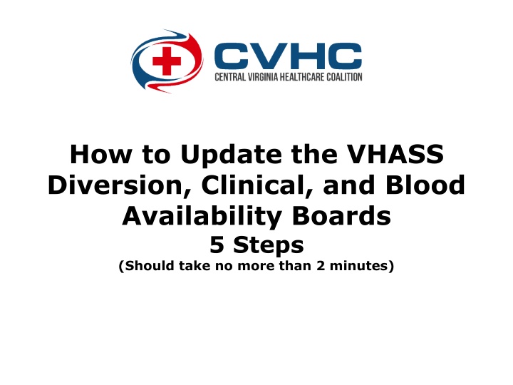 how to update the vhass diversion clinical