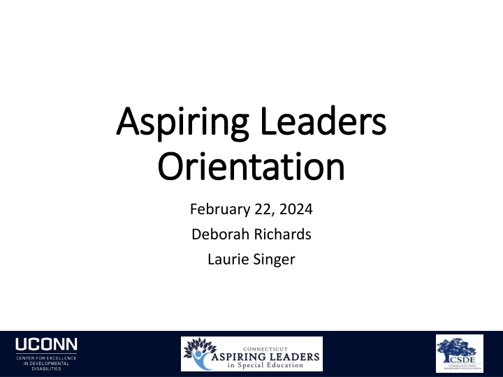 aspiring leaders aspiring leaders orientation