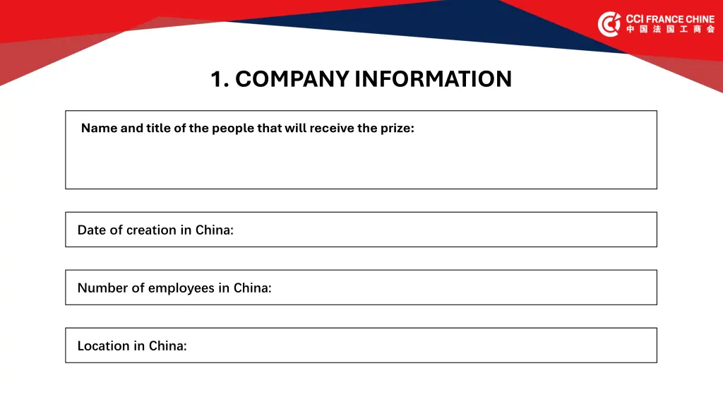 1 company information 1