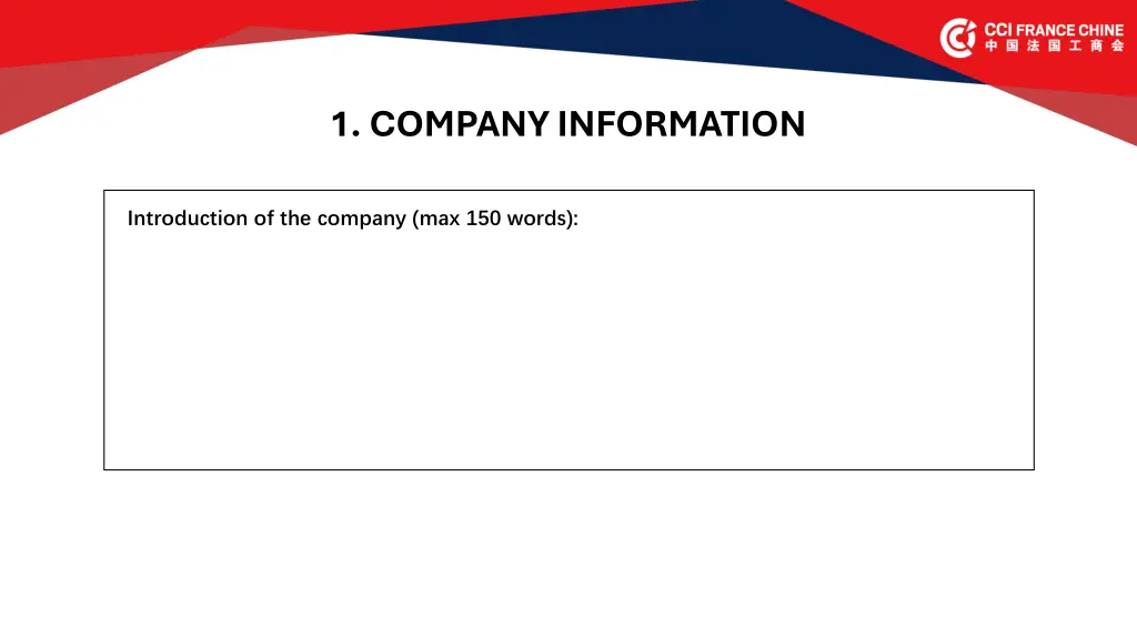 1 company information 2