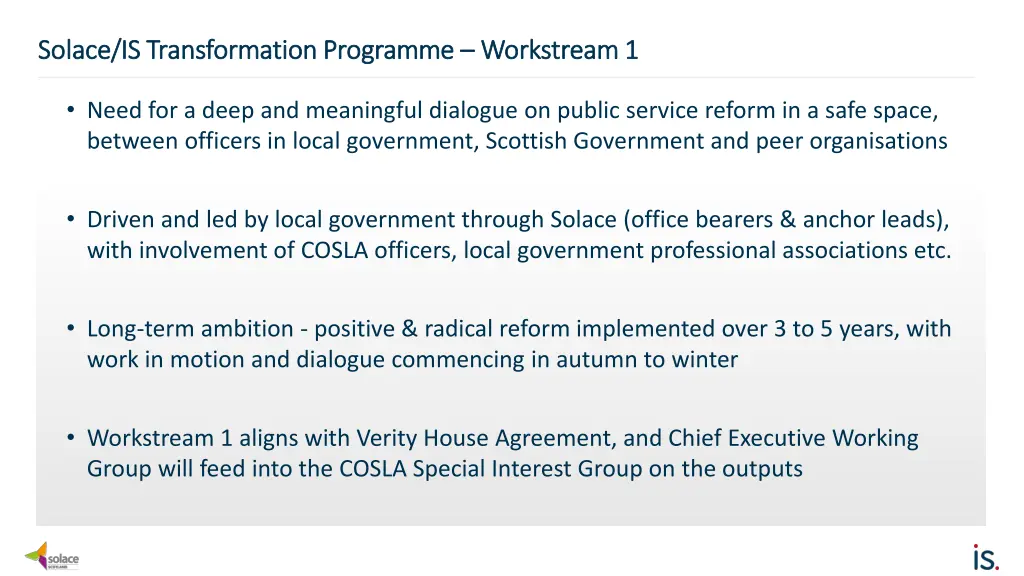 solace is transformation programme solace 1