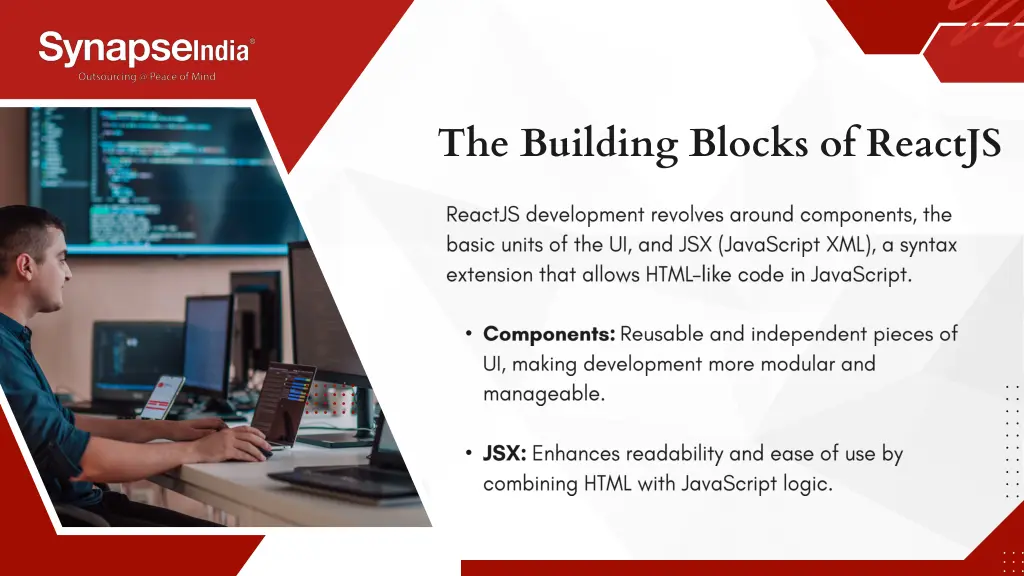 the building blocks of reactjs