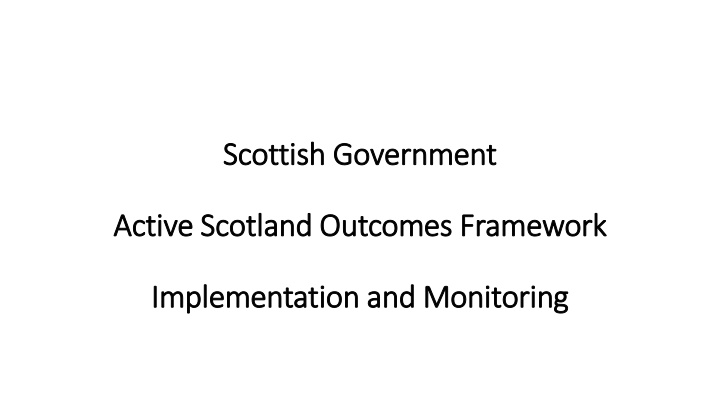 scottish government scottish government