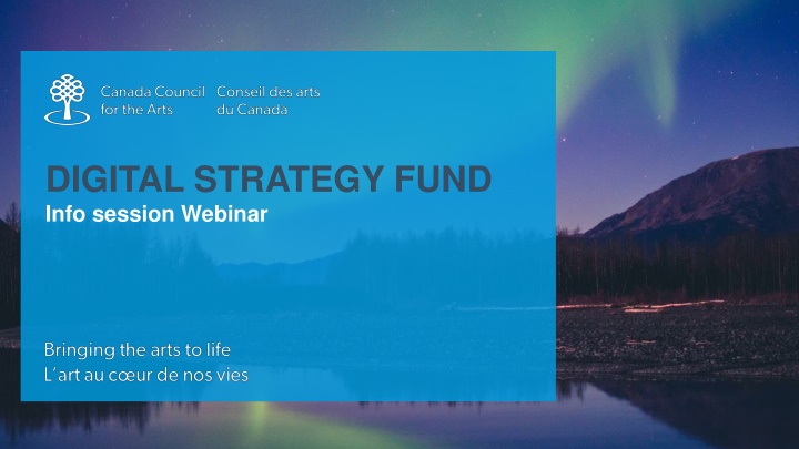 digital strategy fund info session webinar