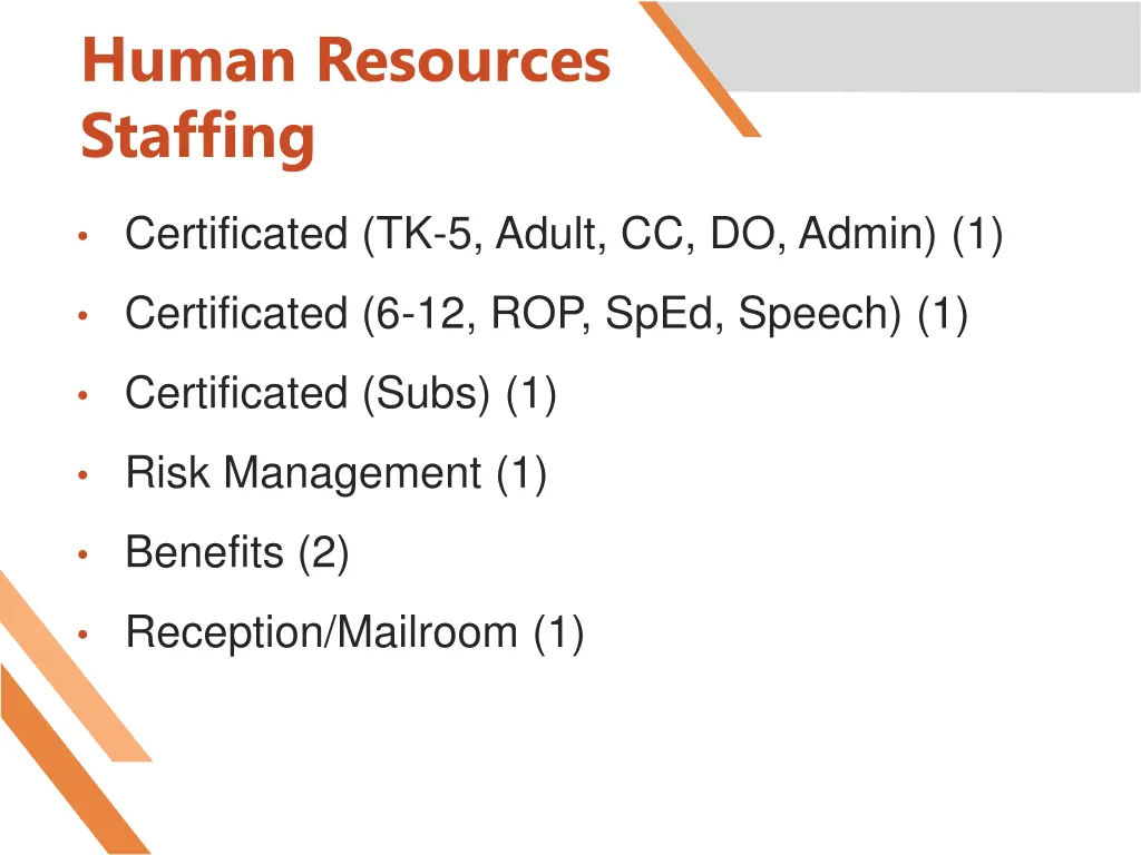 human resources staffing 1