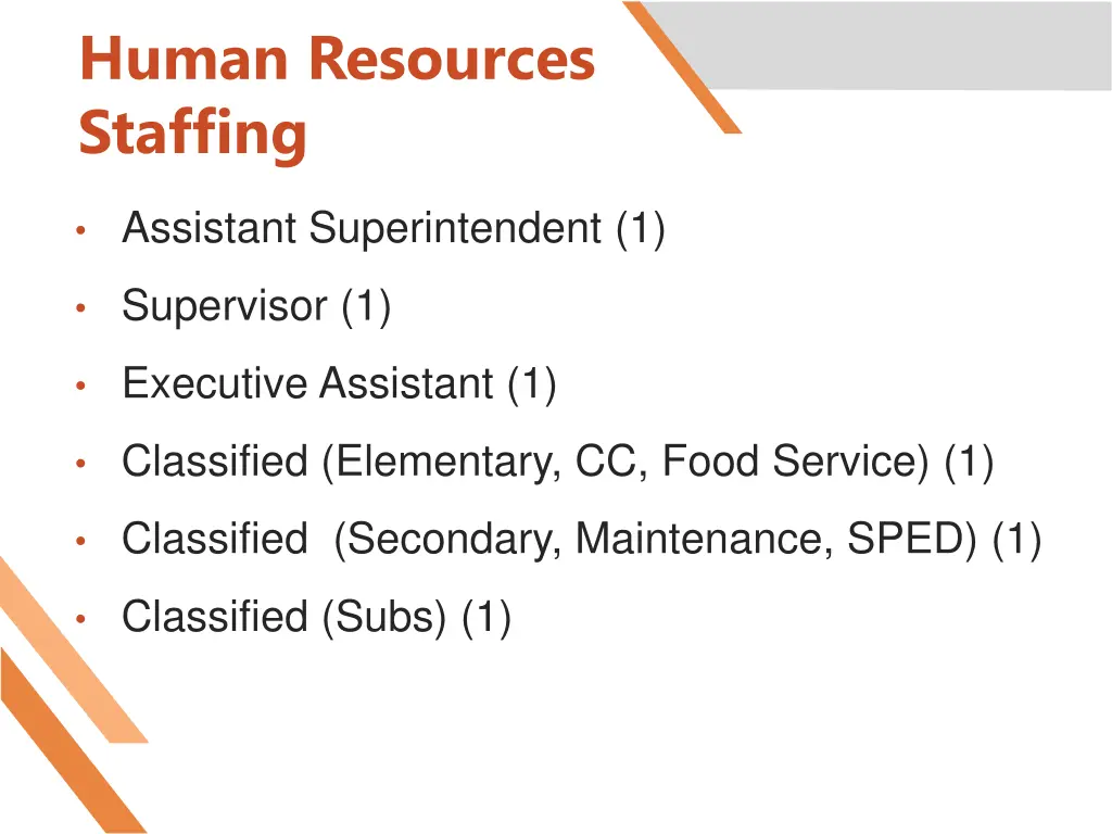 human resources staffing