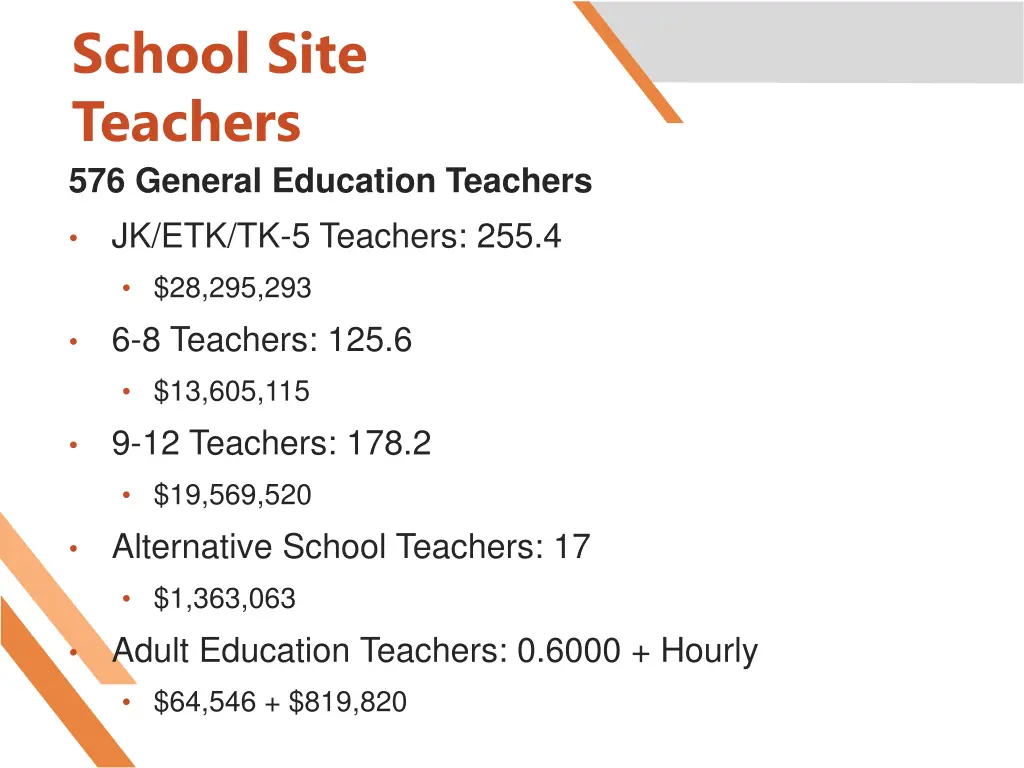 school site teachers 576 general education