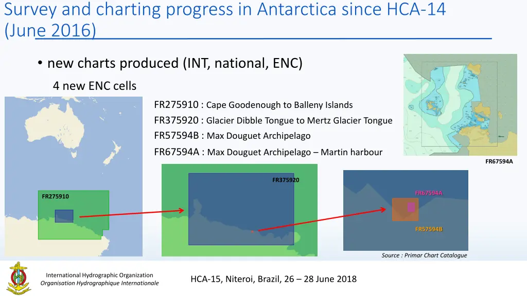 survey and charting progress in antarctica since