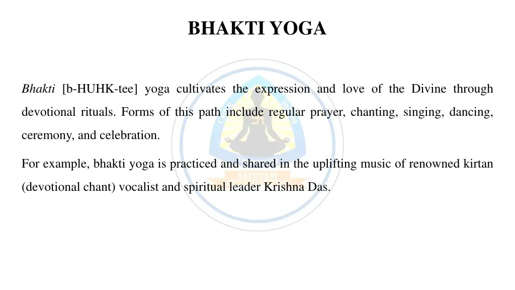 bhakti yoga