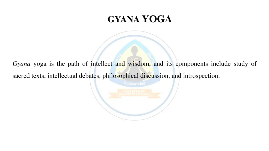 gyana yoga