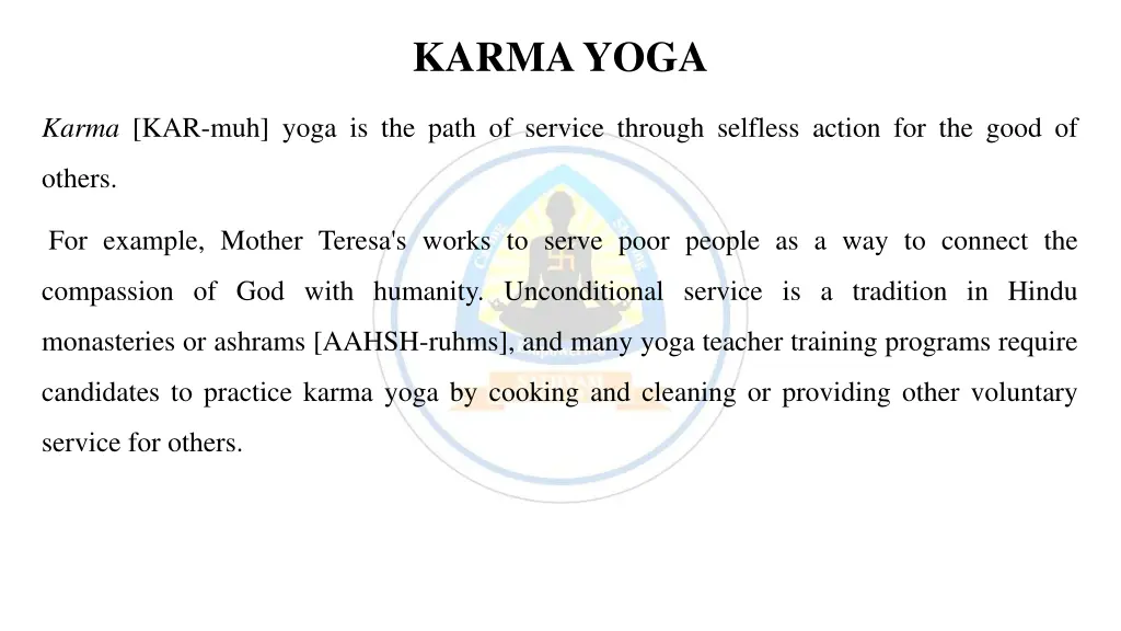 karma yoga