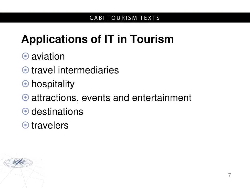 applications of it in tourism aviation travel