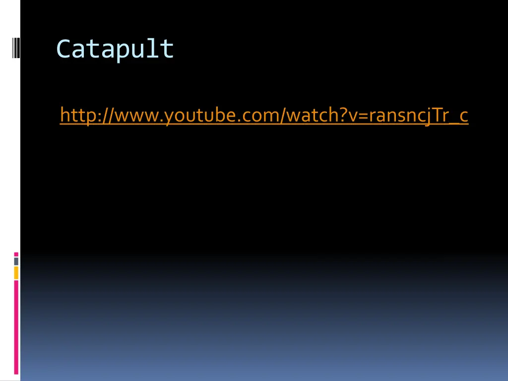 catapult