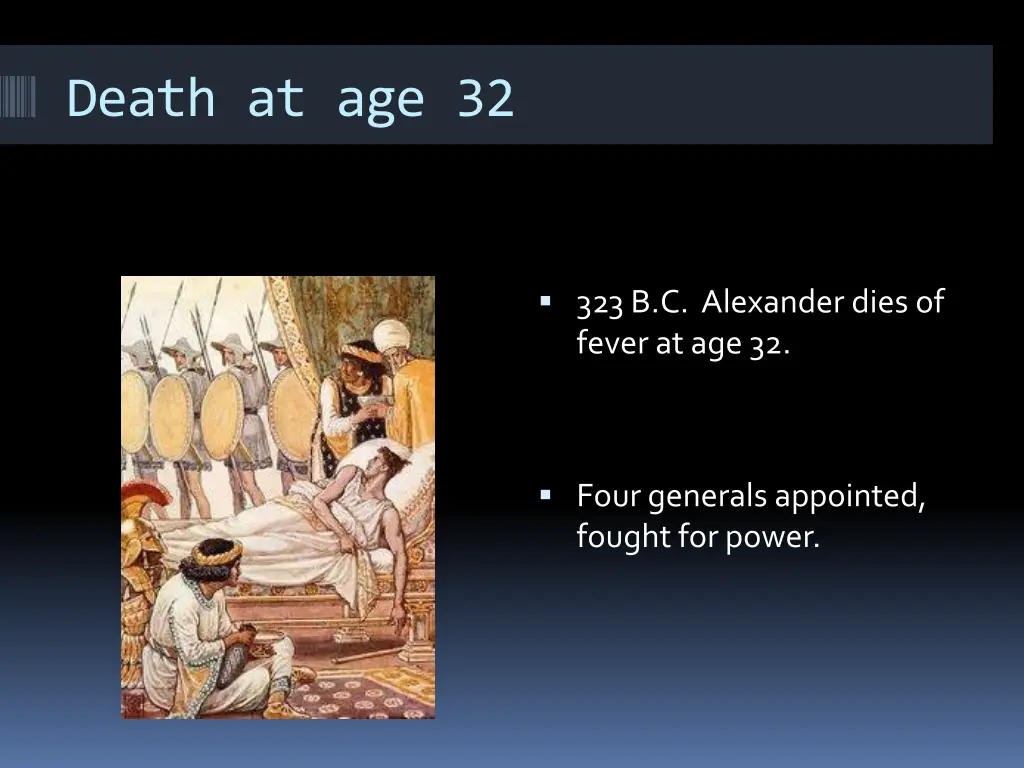 death at age 32