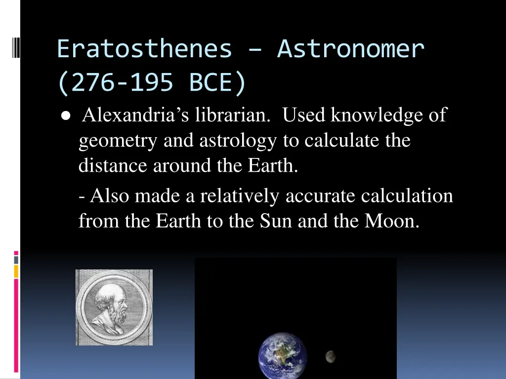 eratosthenes astronomer 276 195 bce alexandria