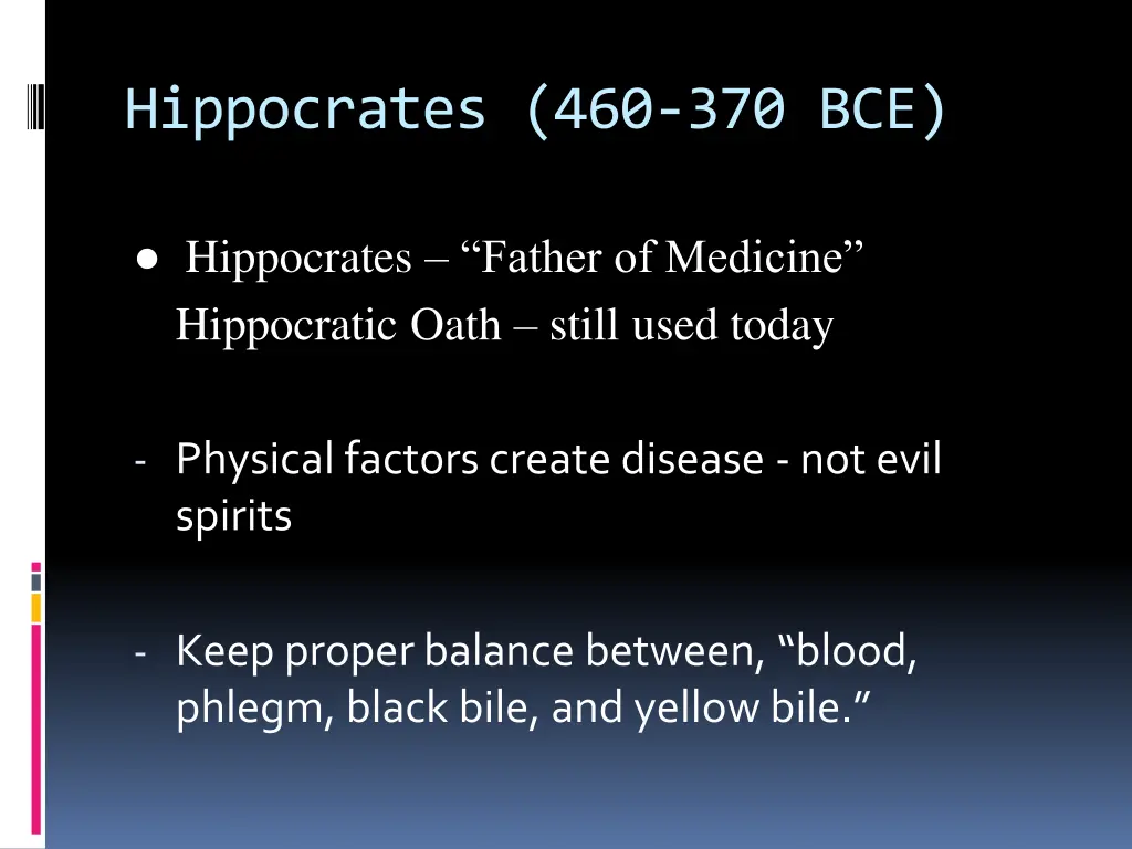 hippocrates 460 370 bce