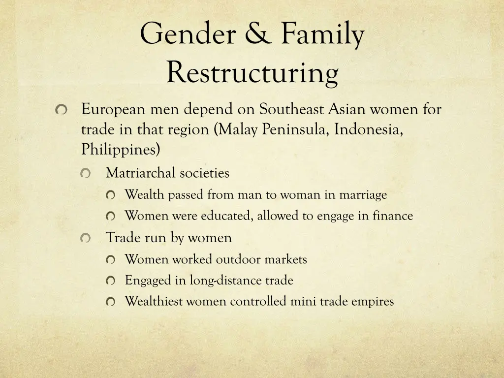 gender family restructuring