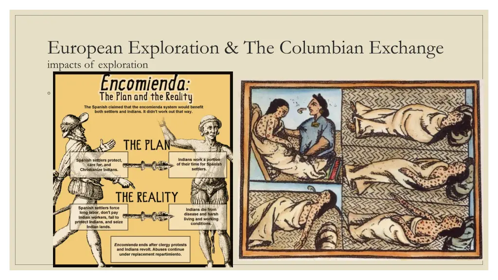 european exploration the columbian exchange 1