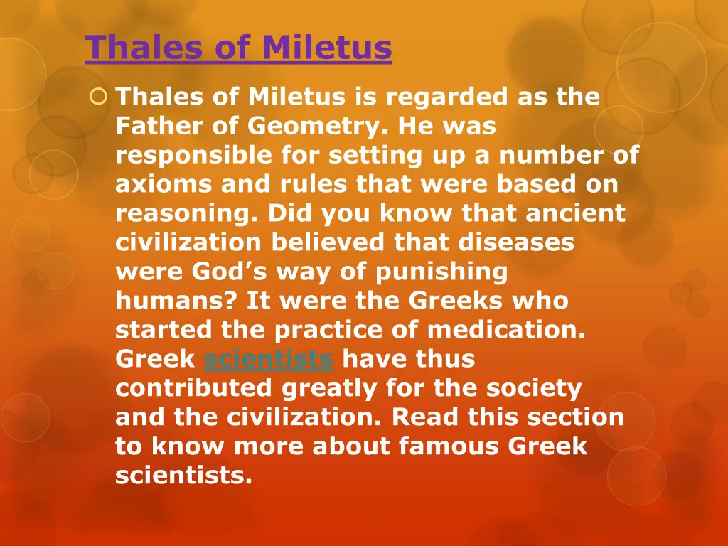 thales of miletus