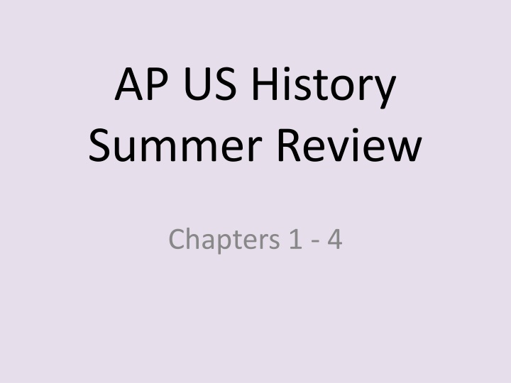 ap us history summer review