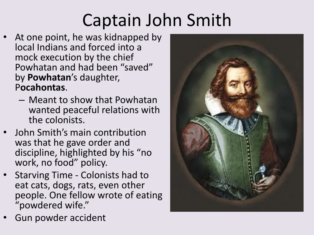 captain john smith