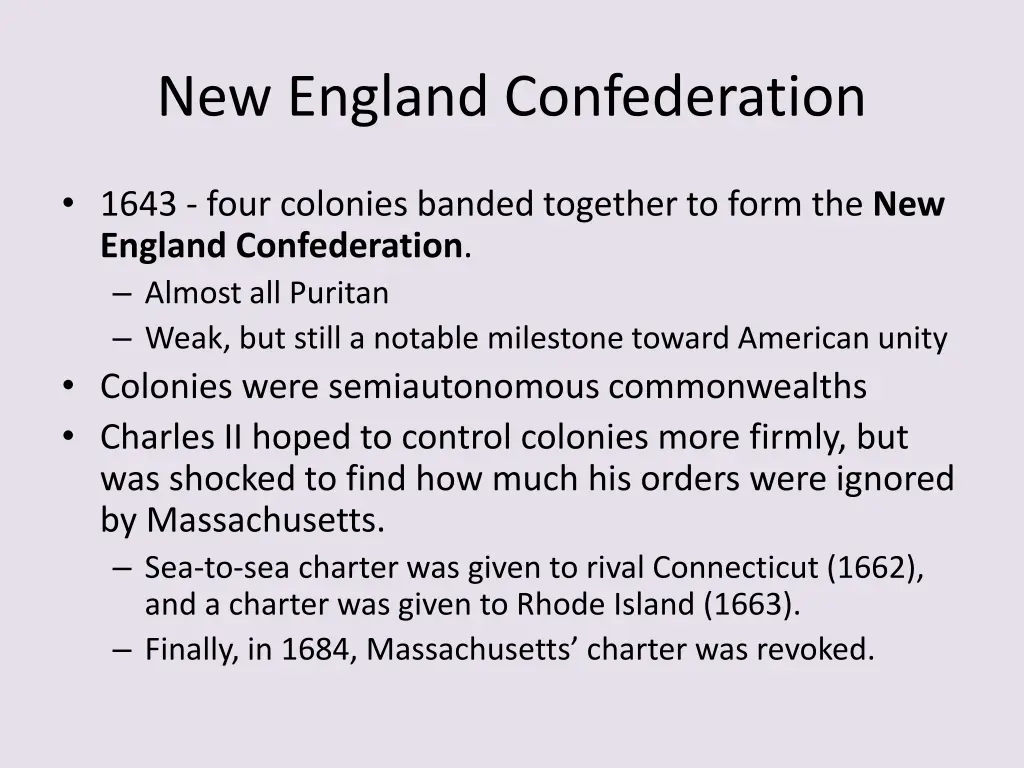 new england confederation