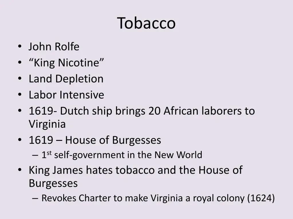 tobacco